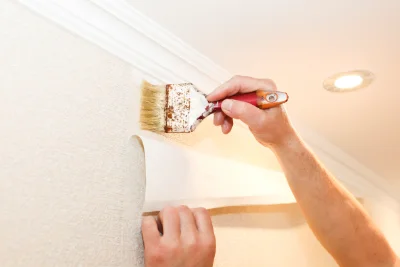 Pose de papier peint à Anzême — revêtements muraux et toiles de verre